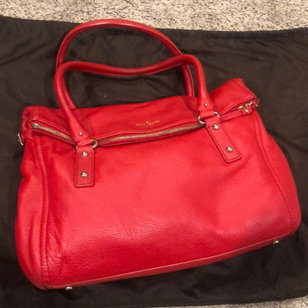 Authentic Kate Spade Red Handbag